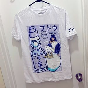 Sangaria Ramune Japanese Drink Japan T-Shirt Unisex Size Small